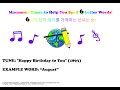 Happy Birthday – Fun 6-Letter Word Spelling Song | 해피 버스데이 영어 철자송