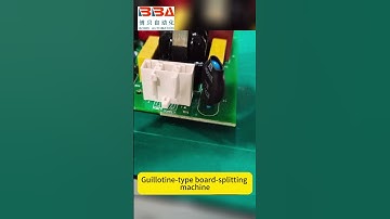 BBA Guillotine-type board-splitting machine/PCB V Cutting Machine for small factory#china #bestprice