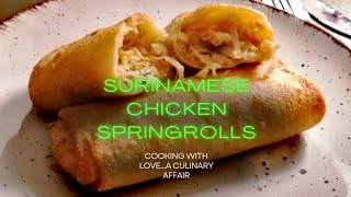 How to Make Easy Homemade Surinamese Springrolls | Surinaamse Loempia's | Loempia Recept