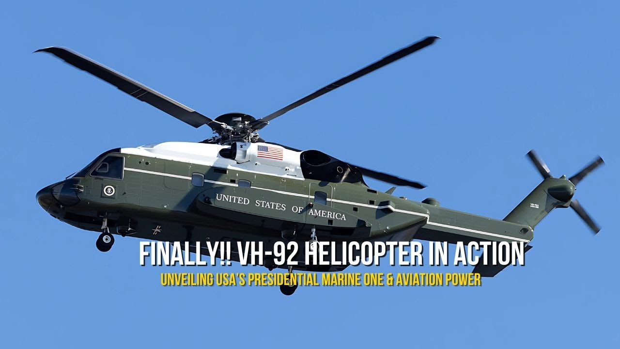 Finally!! VH-92 Helicopter in Action | Unveiling USA’s Presidential Marine One & Aviation Power