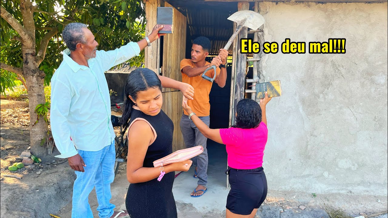 Homem proibiu sua mulher de ir pra igreja é isso aconteceu com ele vejam😱😱😱