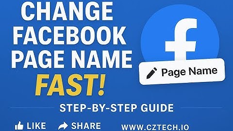 How to Change Your Facebook Page Name (Step-by-Step Tutorial)