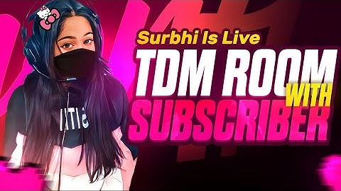 1v1 TDM Room | BGMI Customs | Live Custom Rooms Surbhi YT #pubgmobile #1v1tdm #live #custom