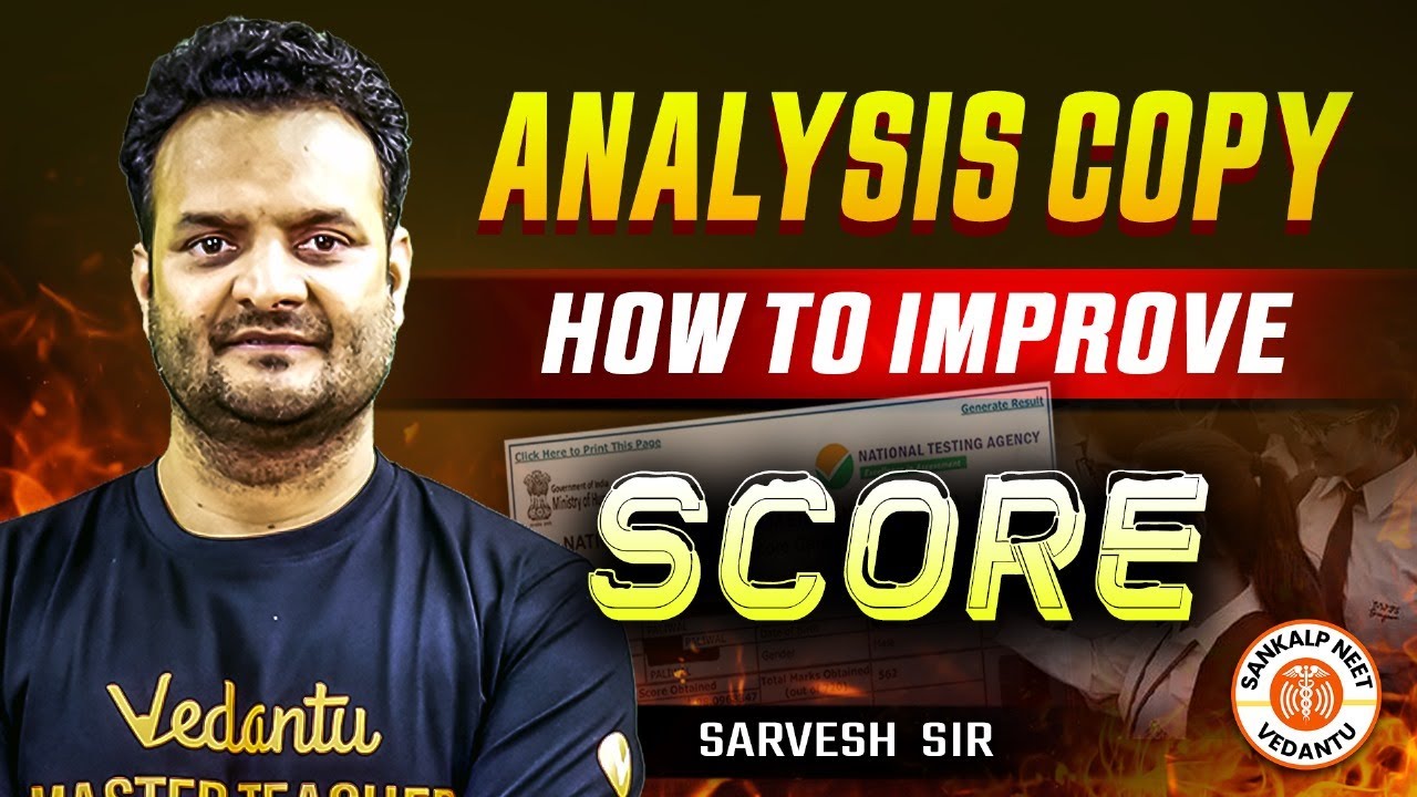 🎯HOW TO IMPROVE YOUR SCORE IN NEET 2025 | NEET 2024 ANALYSIS COPY | BY SARVESH SIR