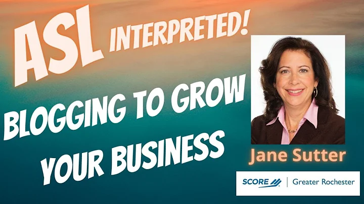 Blogging to Grow Your Business by Jane Sutter