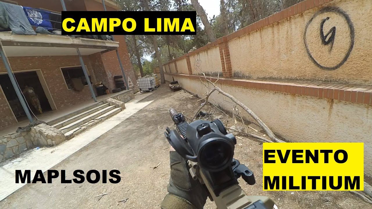 AIRSOFT ESPAÑA CAMPO LIMA(CARTAGENA) EVENTO DE MILITIUM YouTube