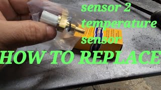 How to fix replace P2185 sensor 2 circuit high voltage for Honda civic 8th Gen