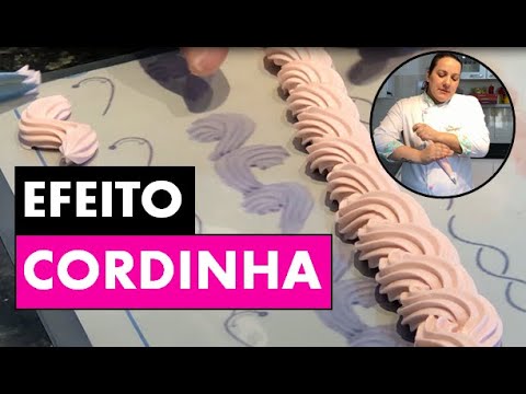 Bolo borboletas c/ efeito cordinha 