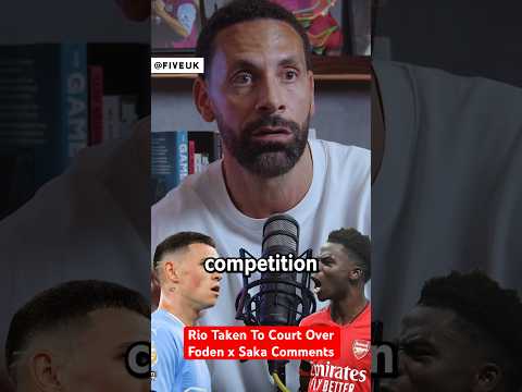 Rio Taken To Court Over Foden x Saka Comments! #five #shorts #saka #foden #worldclass #rioferdinand