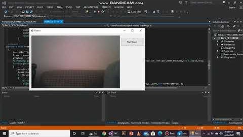 Face detection using Emgu.cv in c#