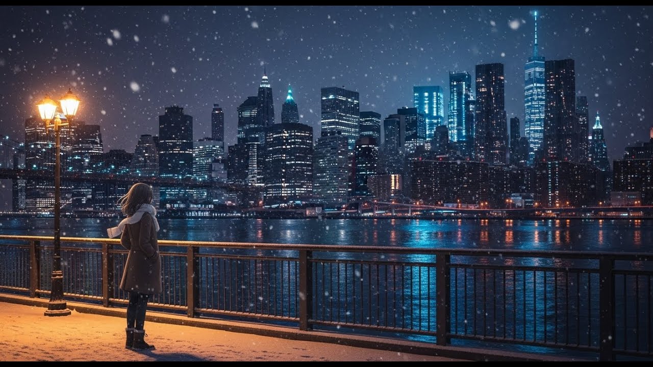 🌨️ It’s Snowing 🌙 | Deep Lo-Fi R&B for Calm Nights & City Dreams ❄️