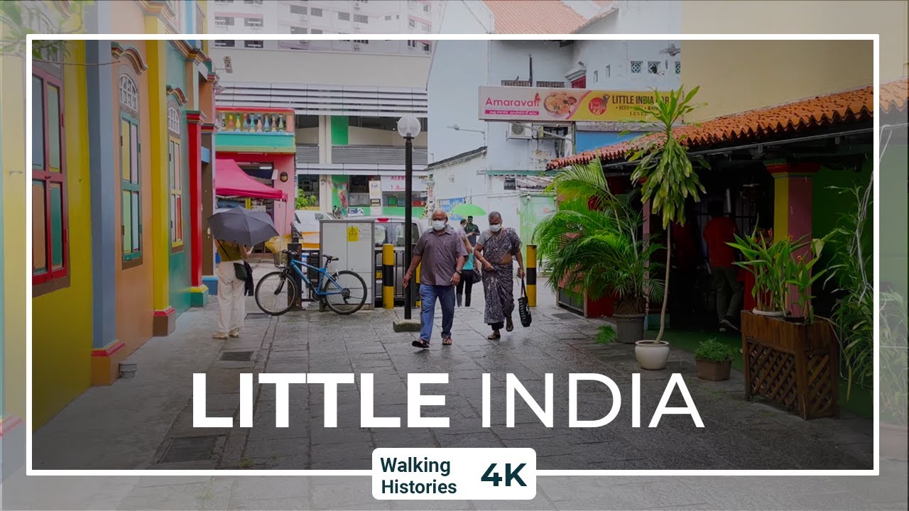 4K Singapore Little India Walking Tour   Sri Veeramakaliamman Temple  Tan Teng Niah