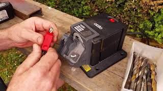 My first time trying the Ozito Drill Sharpener ~ 19th October 2021