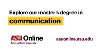 Communication MA: Build Career-Ready Skills at ASU Online