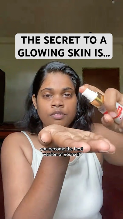 the secret to a glowing skin #makeup #skincare #skincareroutine #grwm #shorts