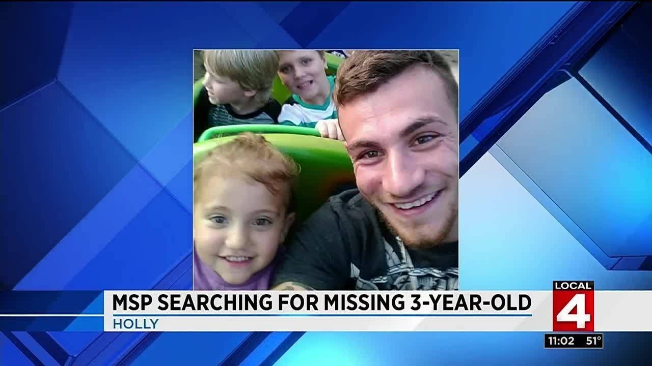 MSP searches for missing 3-year-old girl in Holly