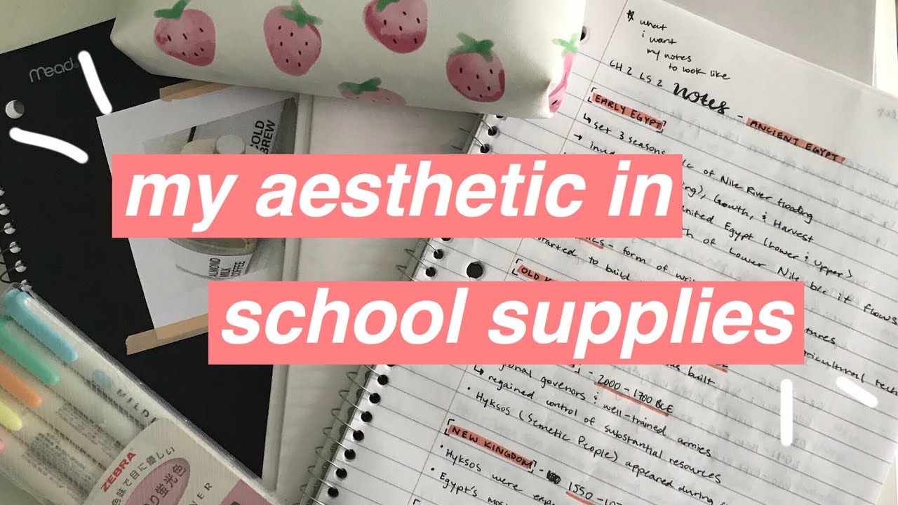 where to find cheap & aesthetic stationery 