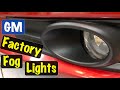 2011 12 13 14 Chevrolet Cruze Factory Fog Lights Option Installation (Bumper on)