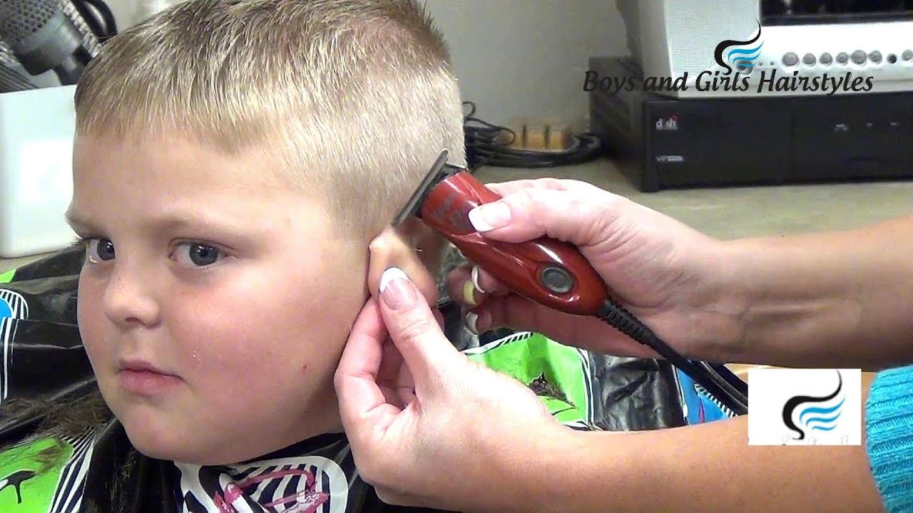 How To Cut Boys Haircut with Clippers Hair Tutorial by Radona YouTube