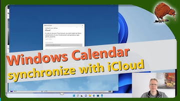 Windows Calendar Sync with iCloud + Two-Factor