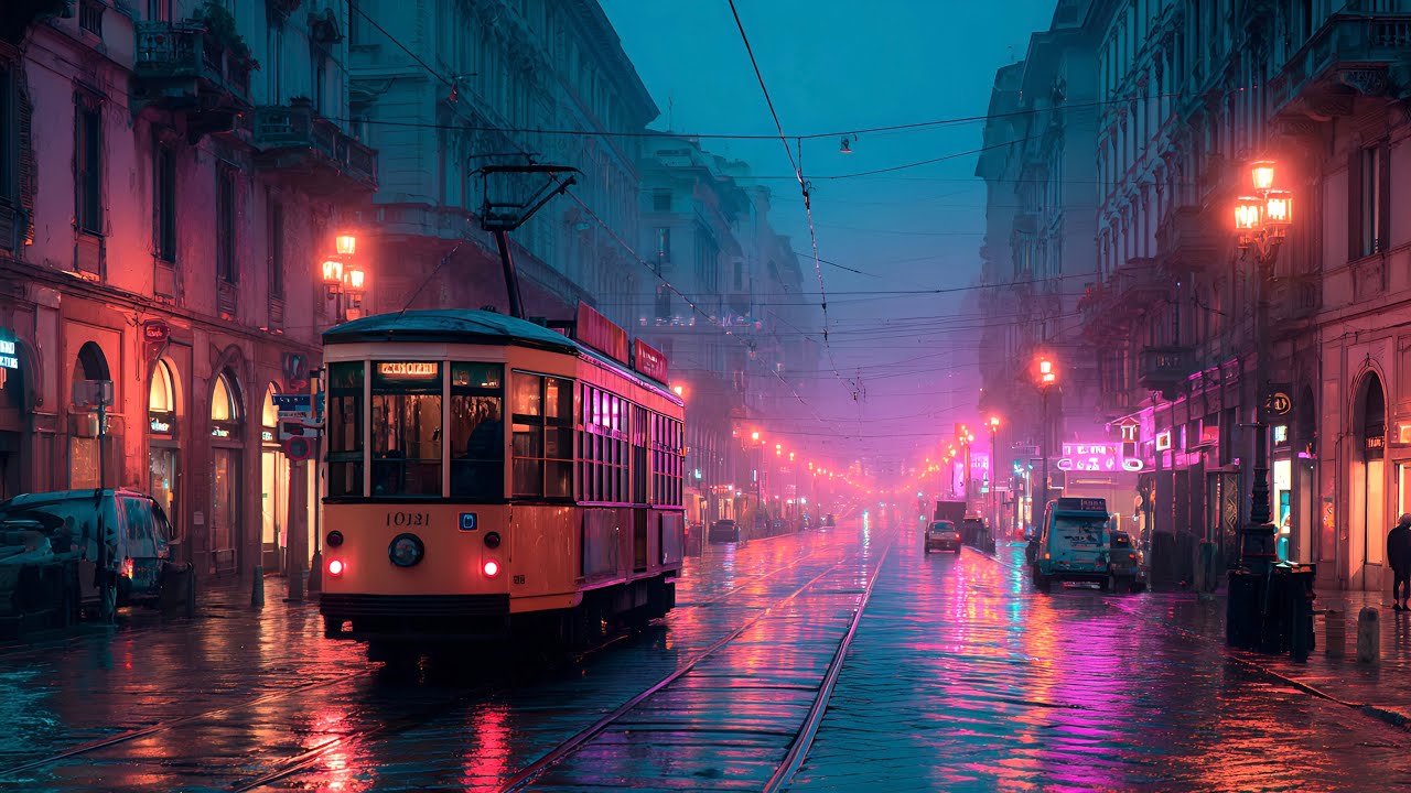 Milan, 이탈리아 | 야간 도시 산책 4K | 2025년 10월 6일