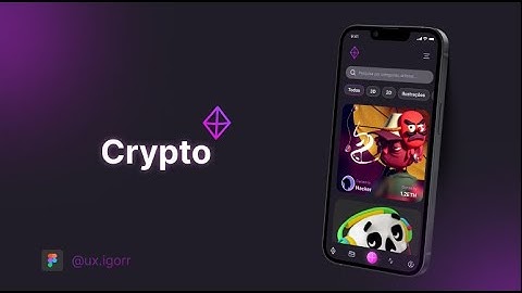 Crypto App - Figma - NFT Marketplace