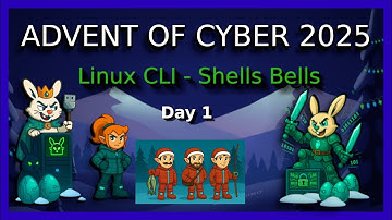 #1. Advent Of Cyber 2025 - Linux CLI | Shells Bells 