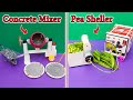 2 Mini Projects Pea Sheller &amp; Concrete Mixer | Making Electric Pea Sheller | Electric Concrete Mixer