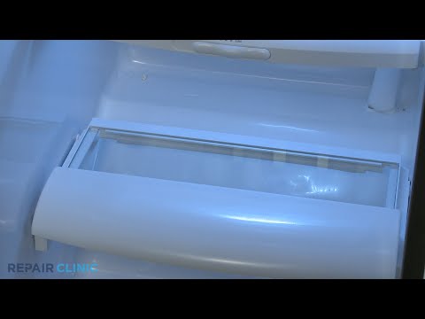 Lower Drawer Cover Glass Shelf - GE Refrigerator (Model GSE25GSHPCSS)