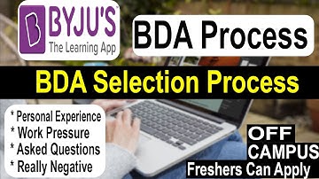 Byjus BDA || Byjus BDA Interview || Byjus BDA Selection Process || Is Byjus Really Bad? || 10 LPA