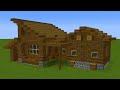 Minecraft - How to build an Old Spruce House