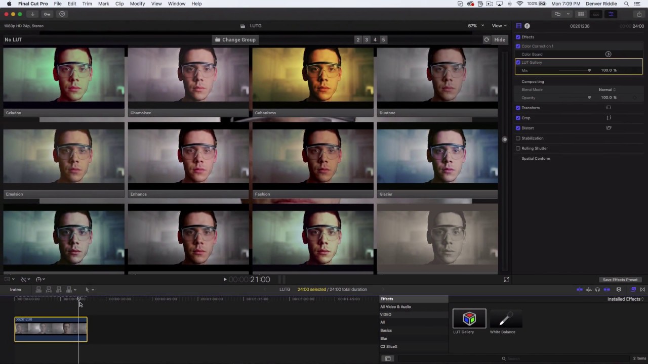 free lut files final cut pro