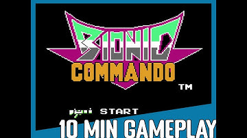 10 Minute Gameplay: Bionic Commando (1988) NES