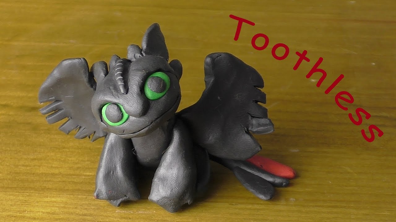 How to make Night Fury How to Train Your Dragon 
