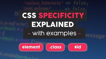 CSS Specificity explained with examples