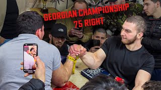 Georgian Armwrestling Championship 75Kg Right