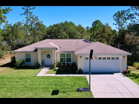 9171 N Paradisea Dr, Citrus Springs, FL home video tour