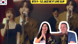 BTS V - &#39;Le Jazz de V&#39; Live Clip | 🇩🇰REACTION