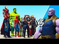 "Avengers vs Thanos MEGA RAMP Challenge in GTA 5!"