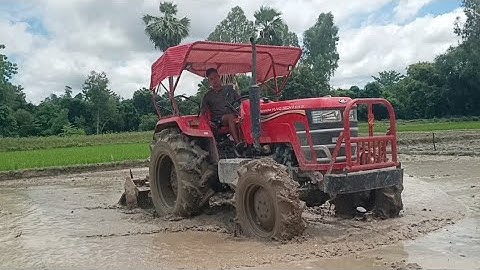 Mahindra Gyrovator 54 blade performance 😱 Deep mod Mahindra yuvo tech+ 575di 4wd mileage king 👑