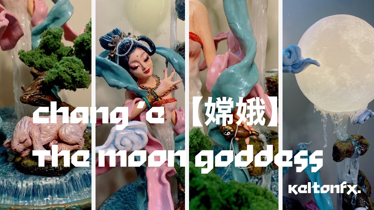 Chang’E Moon Goddess Sculpture by KeltonFX