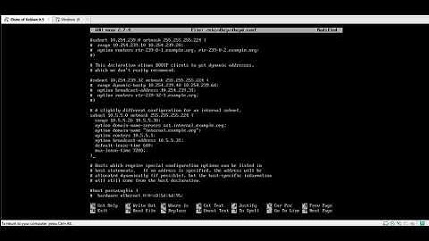 #4 Debian 9 - Konfigurasi DHCP Server