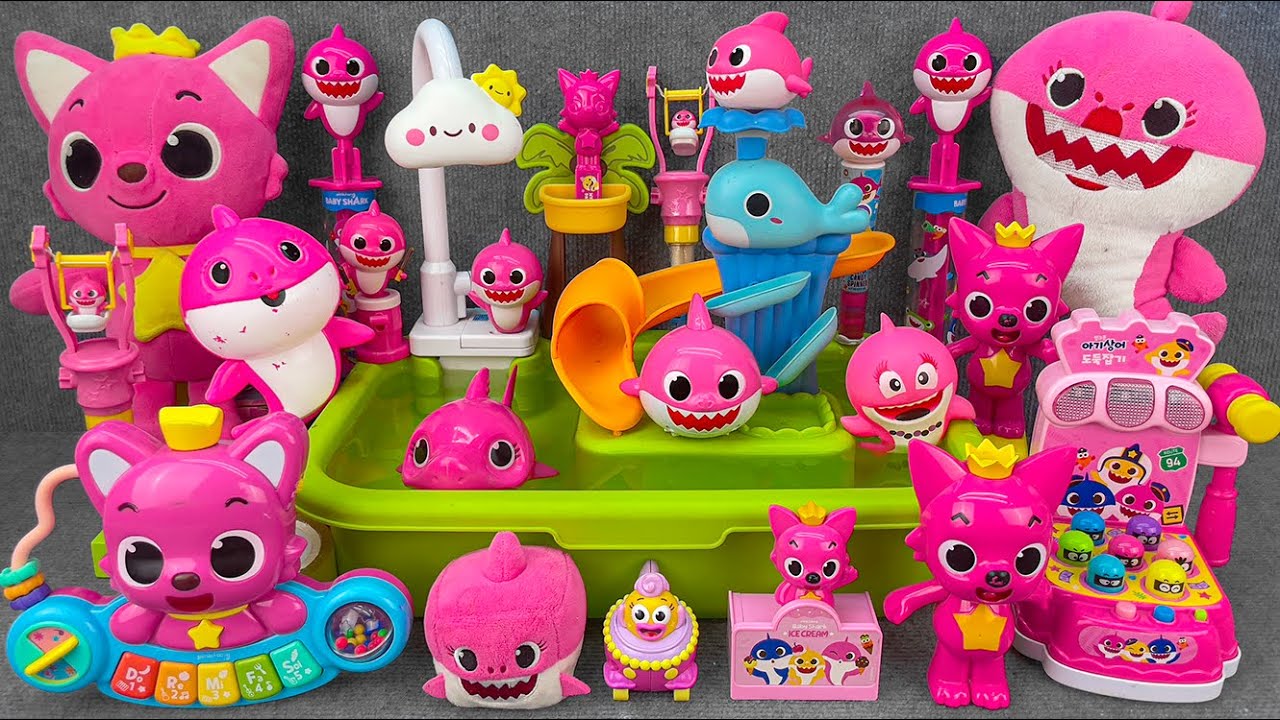 101 Minutes BABY SHARK Collection Unboxing - Satisfying Unboxing (ASMR)