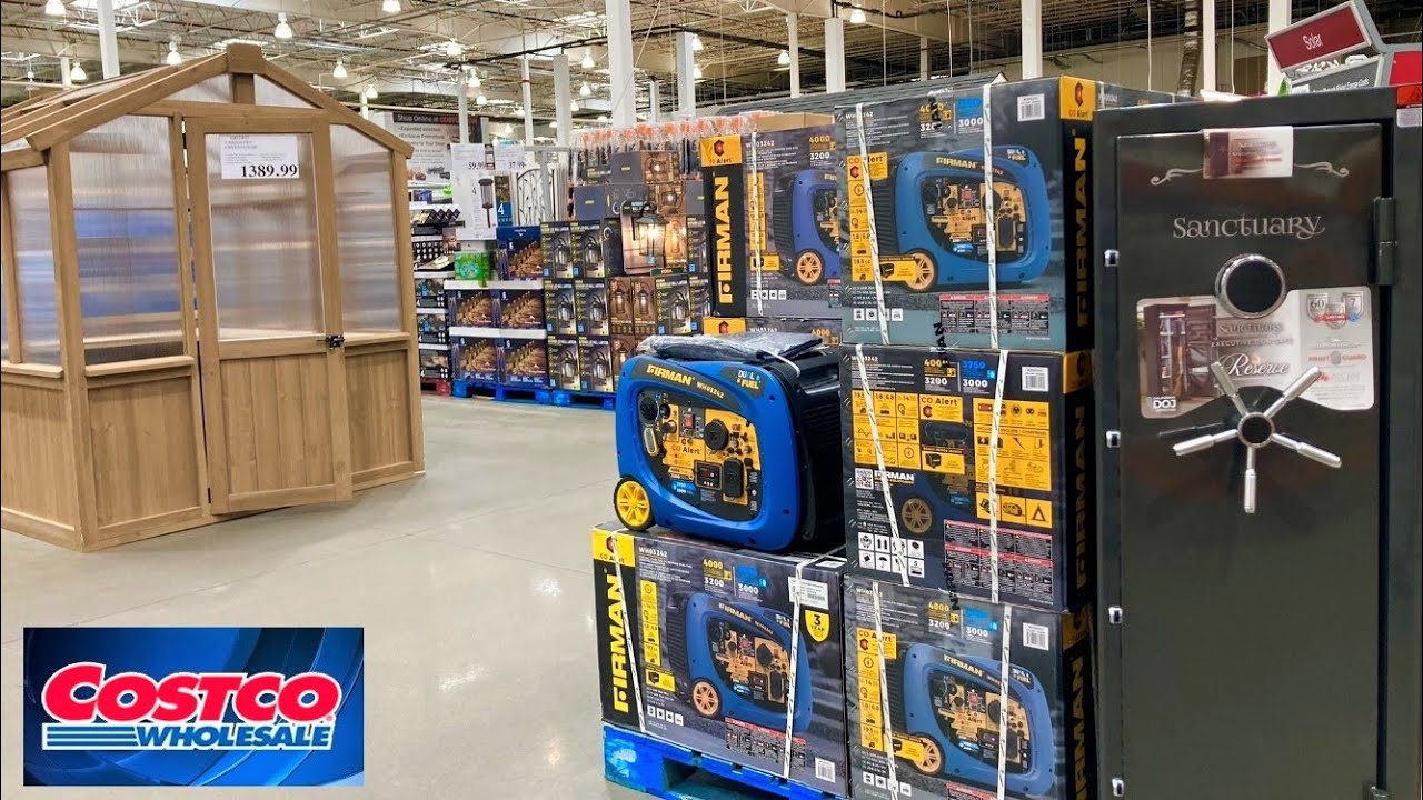 COSTCO SHOP WITH ME GENERATORS FIRE PITS KITCHENWARE COOKWARE FURNITURE