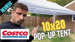 Costco Popup Canopy Kit 10×20 Hybrid OOL - Unboxing - Review - Setup