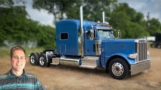 Factory Open – No Payments for 90 Days – Bright Blue 2021 Peterbilt 389