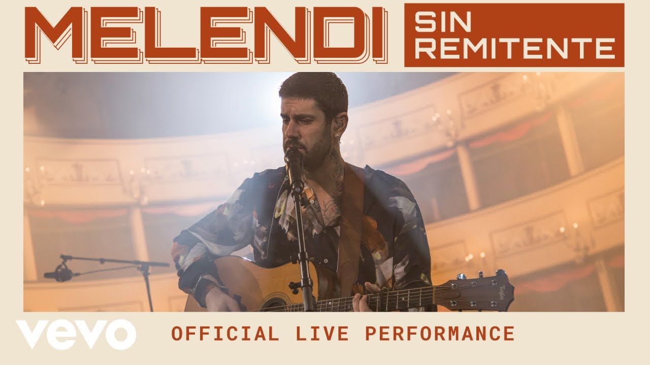 Melendi - Sin Remitente - Official Live Performance | Vevo