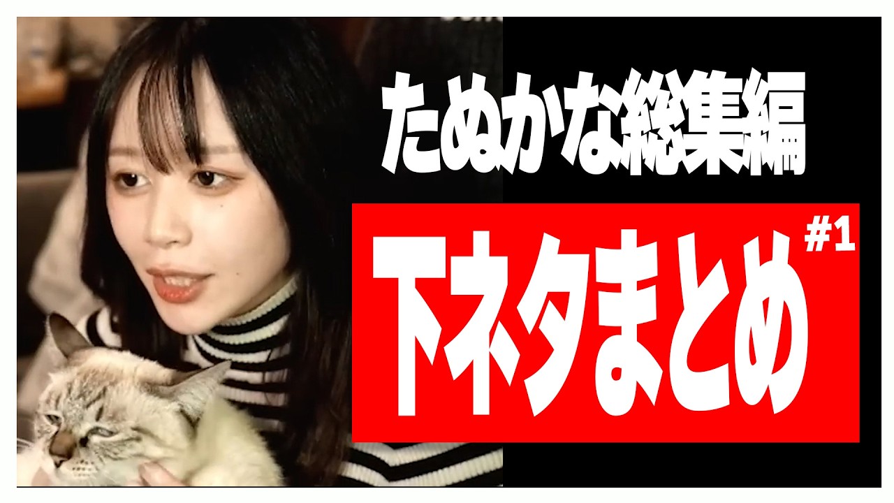 【作業・睡眠・聞き流し用】たぬかな総集編|下ネタトークまとめ #1