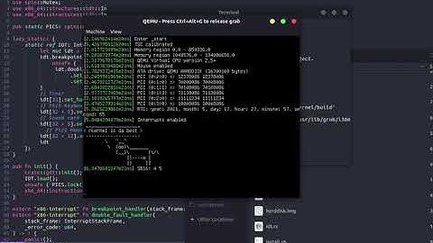 rkernel - minimal x86_64 operation system in Rust