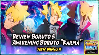 NEW NINJA! REVIEW BORUTO & AWAKENING BORUTO "KARMA" 🔥 NARUTO NINJA REBIRTH screenshot 2